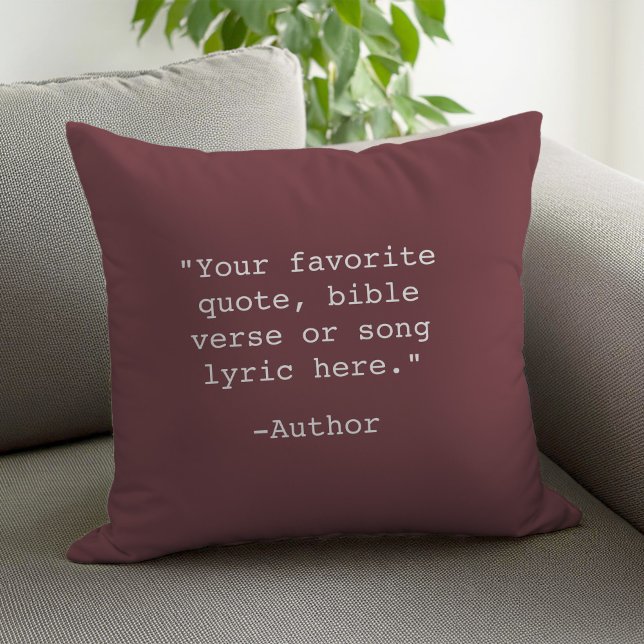 Coussin Créez votre propre devis (Créateur téléchargé)