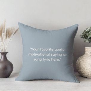 Coussin Créez votre propre devis de motivation