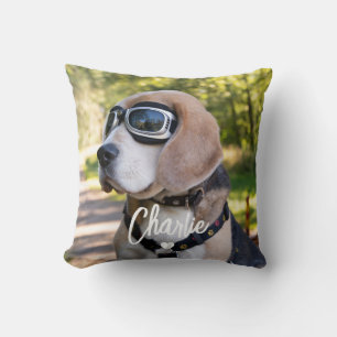 Coussin Créez Votre Propre Nom de Chien Photo