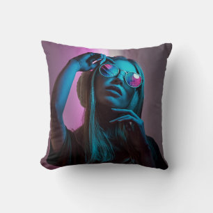 Coussin Créez votre propre photo complète à deux faces