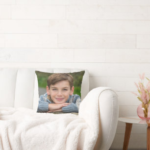 Coussin Créez Votre Propre Photo De Fils Personnalisée Dou