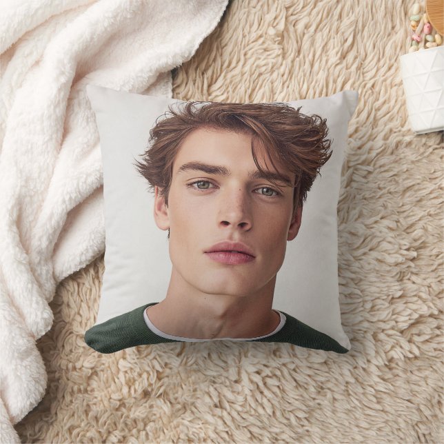 Coussin Créez votre propre photo personnalisée (Couverture)