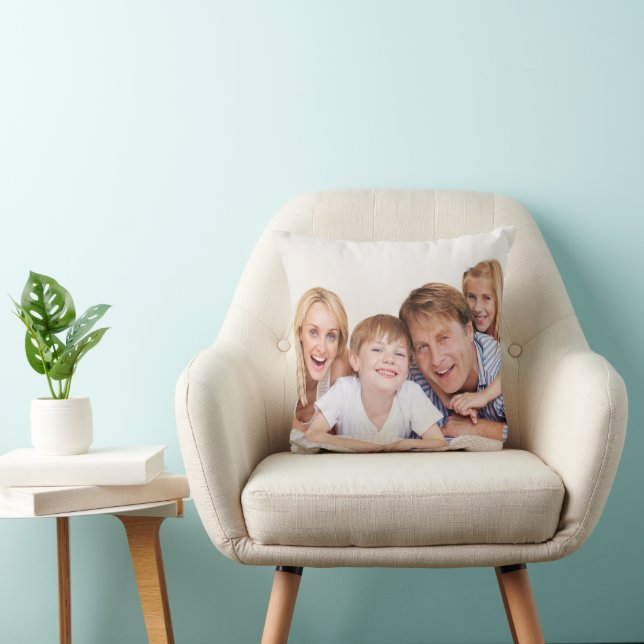Coussin Créez Votre Propre Photo Personnalisée Recto-Verso (Chaise)