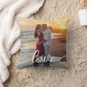 Coussin Créez votre propre script d'amour Romantique Coupl