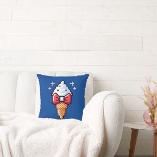 Coussin Crème glacée Dapper - Jote Pixel Art Dessert Desig