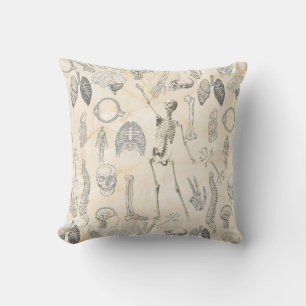 Coussin Crème humaine vintage Marfil Marble Throw Pi