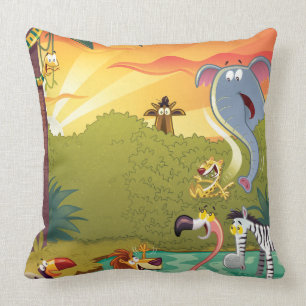 Coussin Crépuscule au trou d'eau