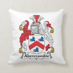 Coussin Crête de famille d'Abercrombie