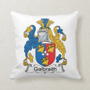Coussin Crête de famille de Galbraith