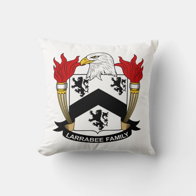Coussin Crête de famille de Larrabee (Recto)