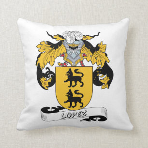 Coussin Crête de famille de Lopez