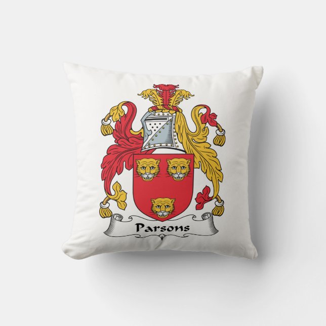 Coussin Crête de famille de pasteurs (Recto)