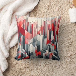Coussin Crimson Gridscape