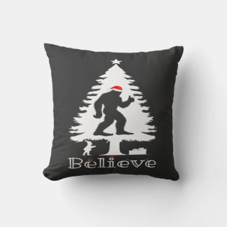 Coussin Croire Bigfoot Cryptozoologie Arbre de Noël