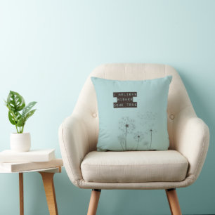 Coussin Croire dans les vœux Pissenlits