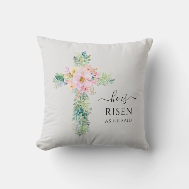 Coussin Croisière de la verdure à Pâques (Recto)