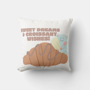 Coussin croissant personnalisé