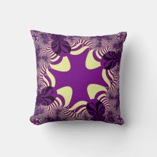 Coussin Croix blanche et violette