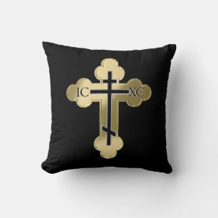 Coussin Croix orthodoxe chrétienne
