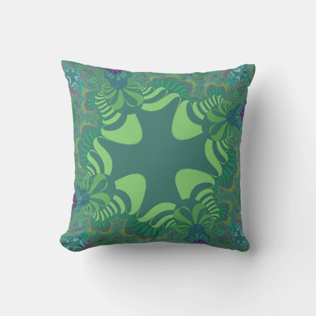 Coussin Croix verte (Recto)