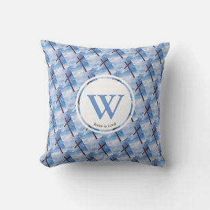Coussin CROSS Jésus est Seigneur Custom Monogram EASTER