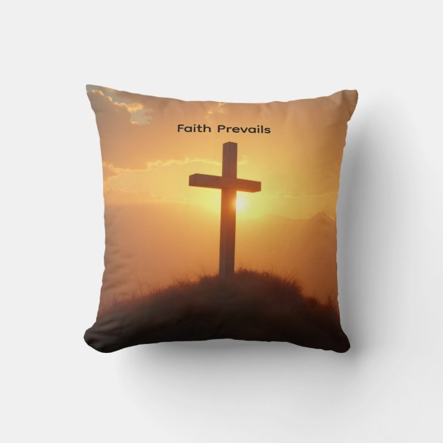 Coussin Cross on the Mountain (Recto)