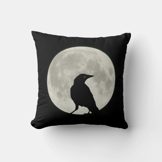 Coussin Crow Super Moon 2015 (Recto)