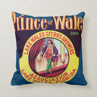 Coussin Cru d'agrume du Pays de Galles la Floride de lac