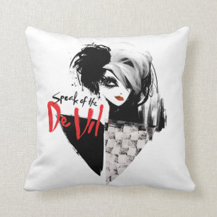 Coussin Cruella Parler du collage De Vil Diamond