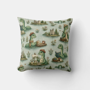 Coussin Cryptides cosy Nessie Monstre du Loch Ness loisirs