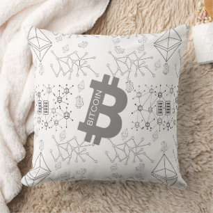 Coussin Cryptomonnaie numérique Bitcoin
