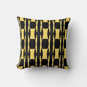Coussin CTP - 011 - Jaune et noir