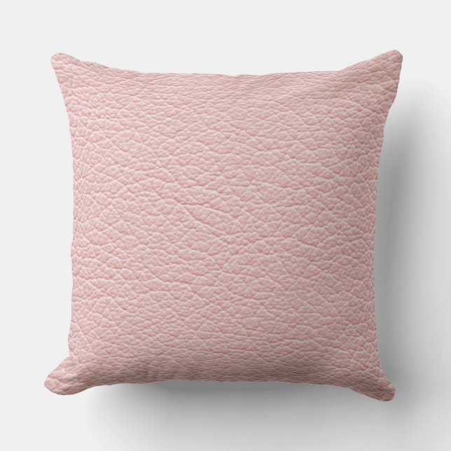 Coussin Cuir rose Faux (Recto)