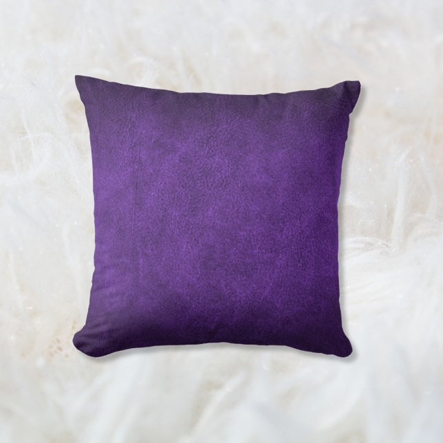 Coussin Cuir violet Faux (Créateur téléchargé)