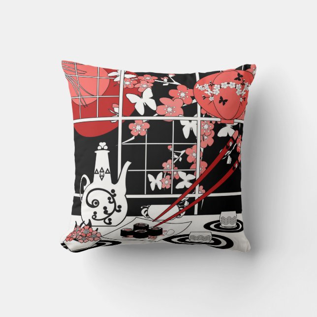 Coussin Cuisine japonaise (Recto)