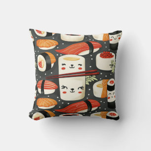 Coussin Cuisine japonaise, petits pains, sushi, sushi stic