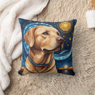 Coussin Cume Labrador Retriever Verre tendu Ciel Soleil