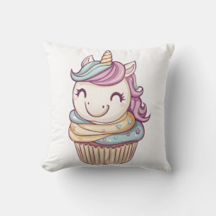 Coussin Cupcake Licorne Sucrée (1)