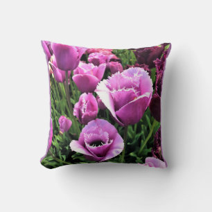 Coussin Curly Sue Purple Tulips, Oregon