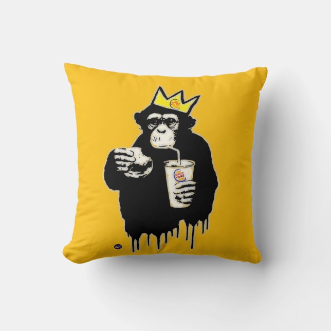 Coussin Cushion | Burger Kong (Recto)