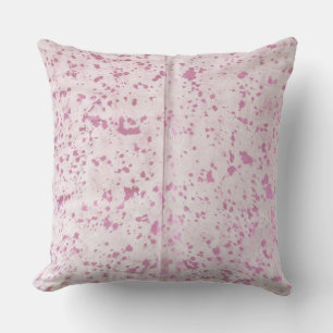Coussin Cushion d'impression rose et argent