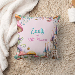 Coussin Custom Fairytale Princess Girls Birthday Fairycore