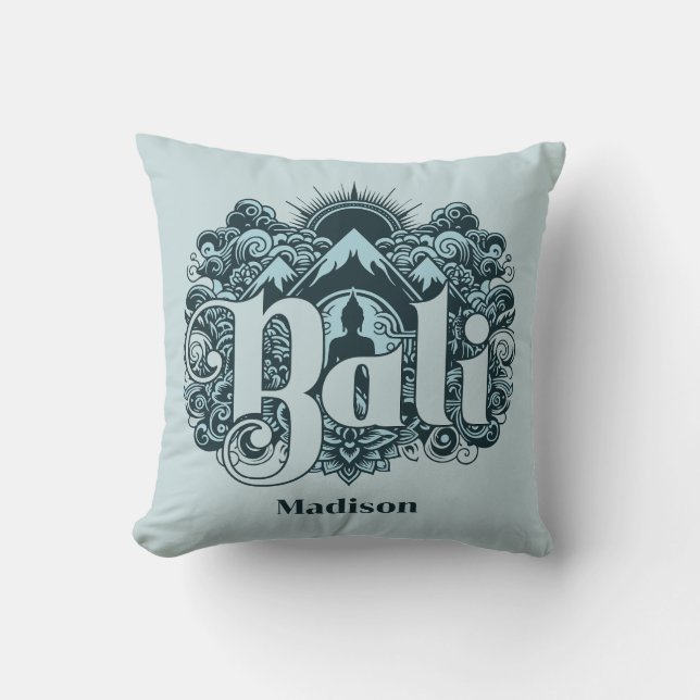 Coussin Custom Name Bali (Recto)