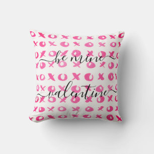 Coussin Customisé LOVE XOXO Be Mine Cadeau Valentine
