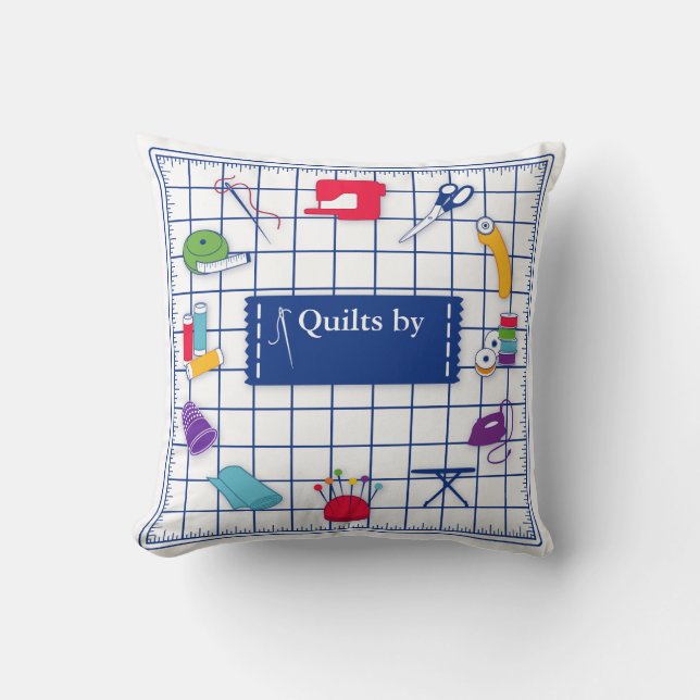Coussin Customiser le temps de surface composée Étiquette (Recto)