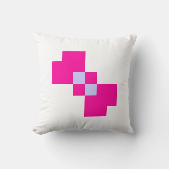 Coussin Cute 8 bits Pixel Bow (Recto)