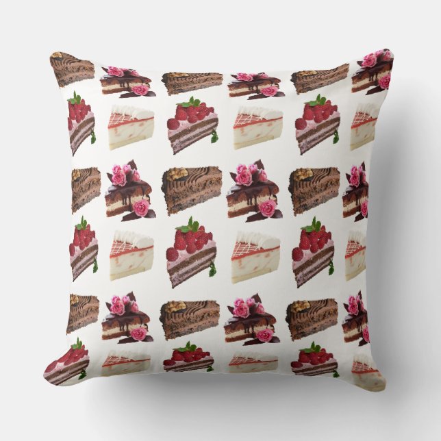 Coussin Cute Cake Lovers Desserts Pattern (Recto)
