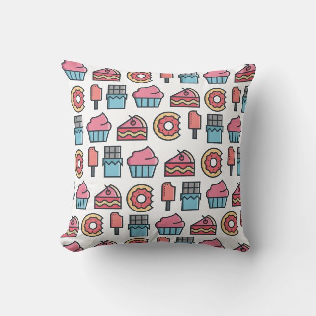 Coussin Cute Cakes and Desserts (Recto)