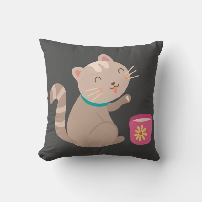 Coussin Cute cat (Recto)
