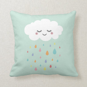 Coussin Cute Cloud Rainbow Lover Pillow Baby Nursery Déco
